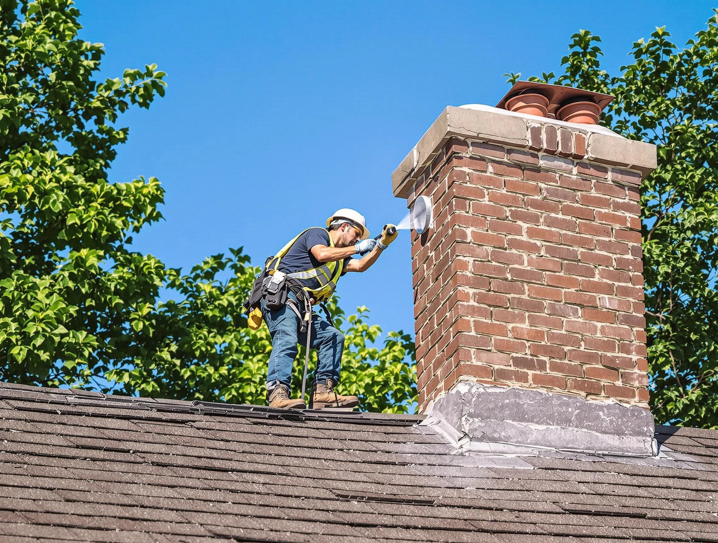 Ridgewood Chimney Sweep performing an inspection with advanced tools in Ridgewood, NJ
