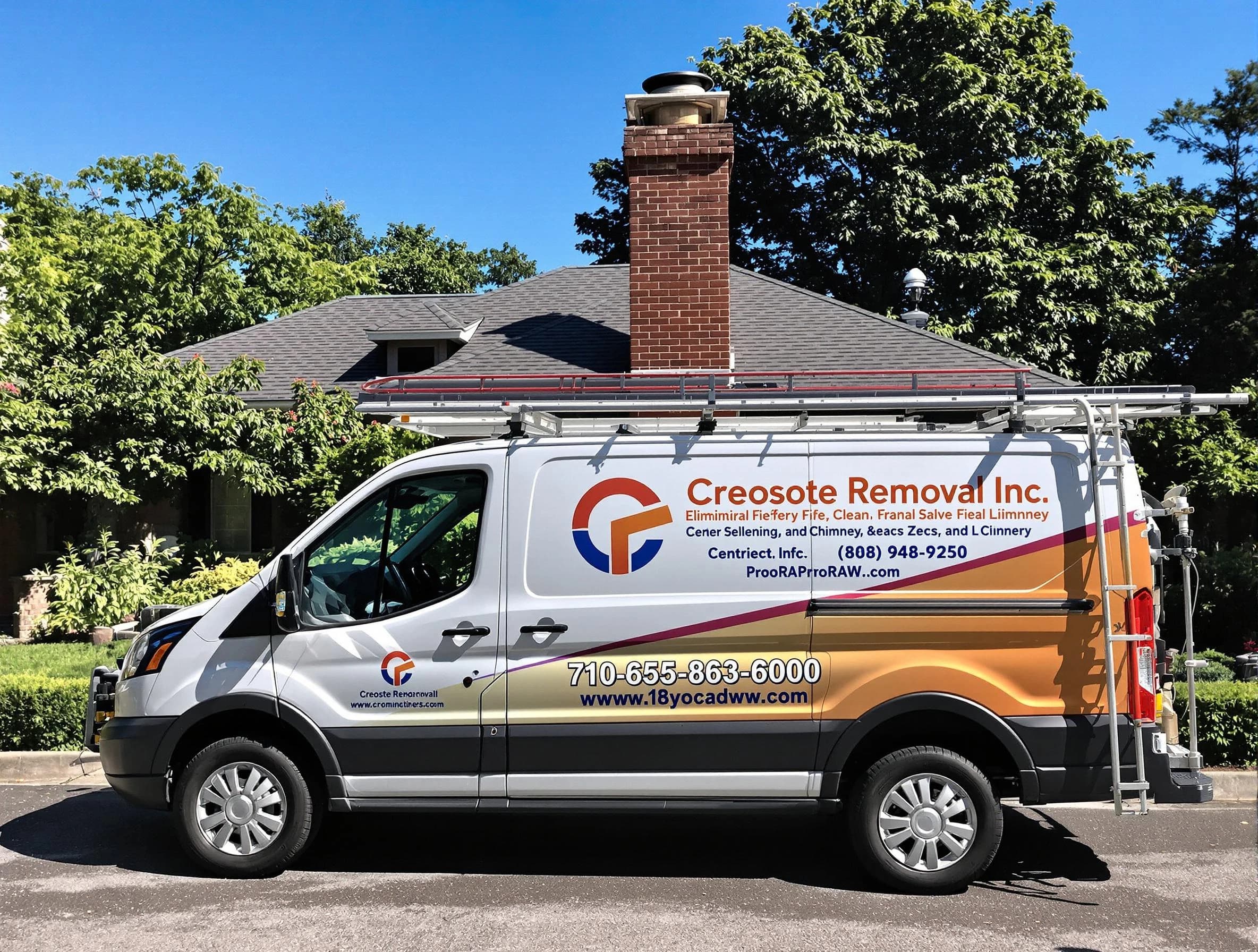 Ridgewood Chimney Sweep technician removing creosote safely in Ridgewood, NJ